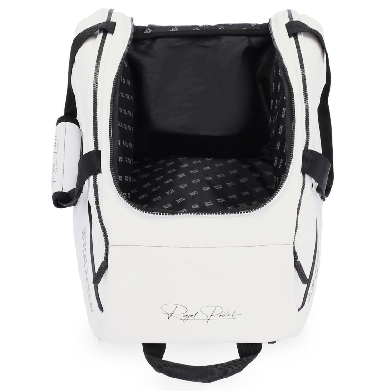 Royal Padel Signature White Racket Bag - Ultimate Padel